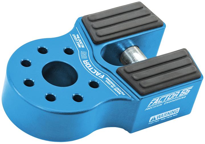 Factor55 Flatlink Winch Shackle Mount Assembly-blue