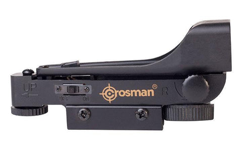 Crosman Red Dot Sight Large Lens For Increased Field Of Vision Battery Included