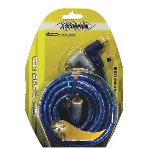 Rca Cable 1.5' Xscorpion Blue Triple Shielded W-remote Wire