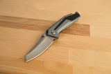 Schrade 7.68in Stainless Steel Folding Knife  3.35in Reverse Tanto Blade