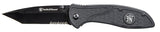 Smith & Wesson Sw1102ts 8.07in Stainless Steel Folding Knife Serrated Blade