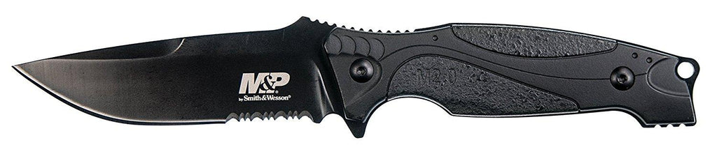 S&w M&p M2.0 9in S.s. Full Tang Thin Fixed Blade Knife  4in Drop Point Blade