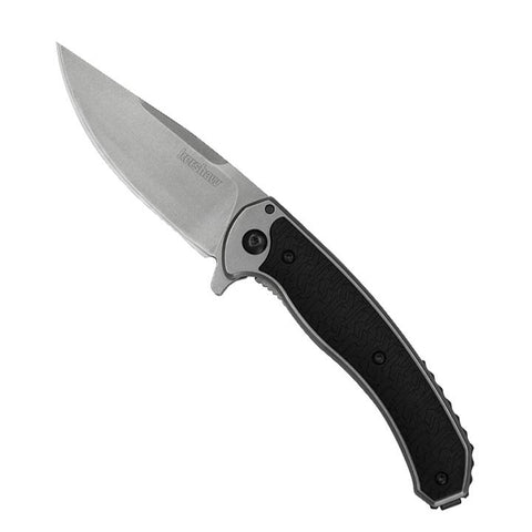 Kershaw Strobe Plain Edge Folding Blade Hunting Knife 3.3"