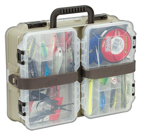 Plano Flex N Go Satchel  Sandstone  Two Standard 3650 Tackle