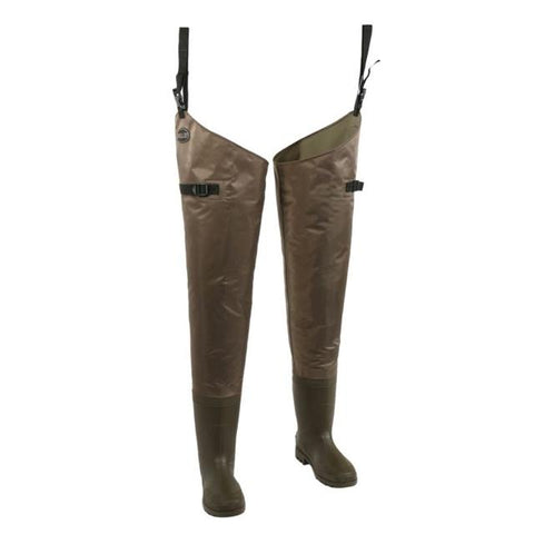 Allen Black River Bootfoot Hip Waders - Size 12