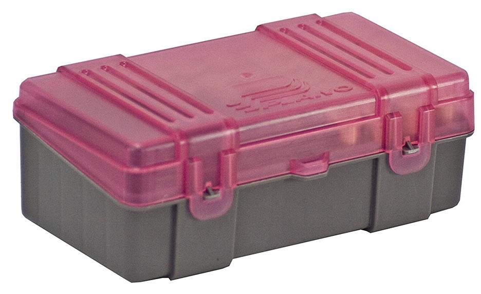 Plano 50 Count Small Handgun Ammo Case W Hinged Cover  Holds 9mm-380acp Caliber Bullets