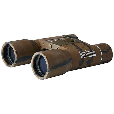 Bushnell Powerview 10x25 Compact Folding Roof Prism Binocular Camo