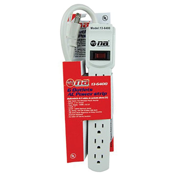 Nippon 6 Outlet Ac Power Strip