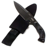 Blackhawk Tatang Combat Fixed Blade Knife With Partially Serrated Edge