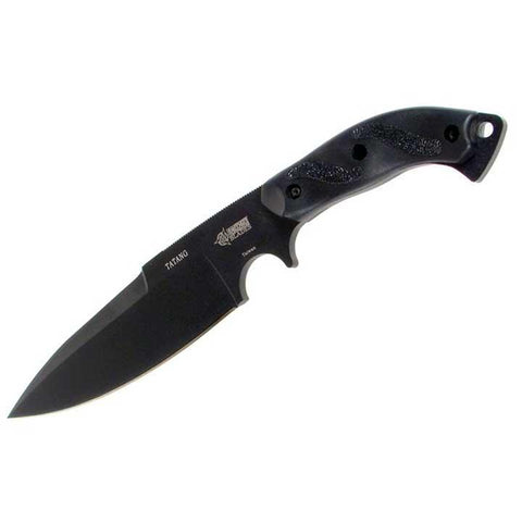 Blackhawk Tatang Combat Fixed Blade Knife With Partially Serrated Edge