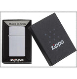Zippo *1605* Windproof Lighter Slim Satin Chrome