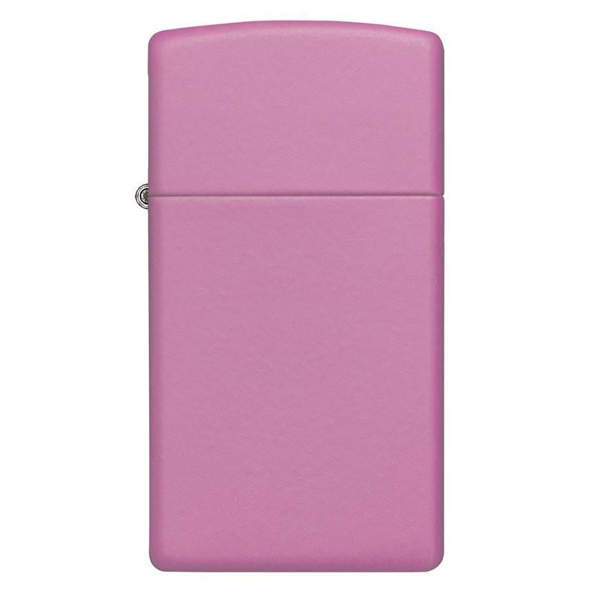 Zippo Windproof Lighter Pink Matte Slim