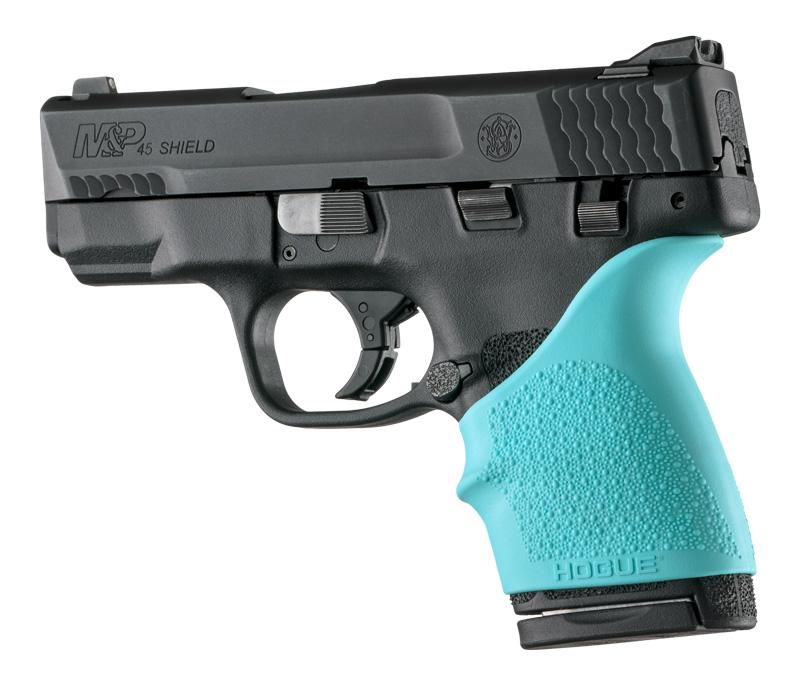 Hogue Hall Beavertail Grip Sleeve S&w M&p Shield 45 Kahr P9 P40 Cw9 Cw40 Aqua