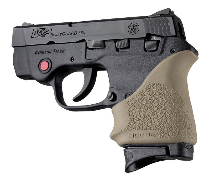 Hogue Hall Beavertail Grip Sleeve S&w Bodyguard 380 Taurus Tcp  Spectrum Flat Dark Earth