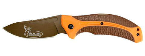 Kershaw Buck Commander Lone Rock Folding Knife W- Drop Point Blade