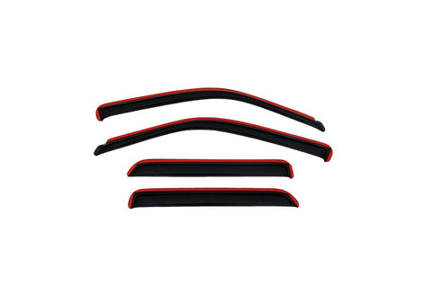 Auto Vent Shade Inchannel Ventvisor Side Window Deflector 4pc Set