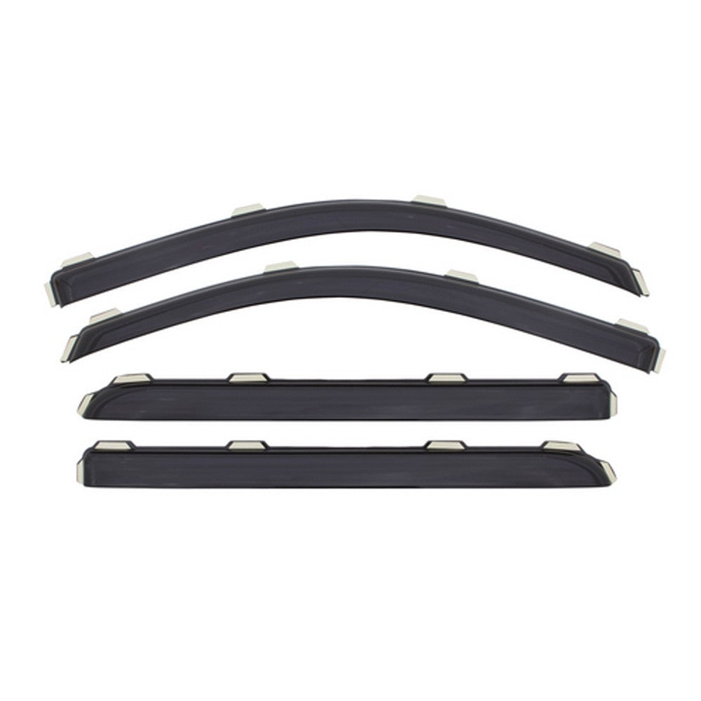 Auto Vent Shade Inchannel Ventvisor Side Window Deflector 4pc Set For 2007-2018 Toyota Tundra Crewm