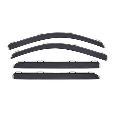 Auto Vent Shade Inchannel Ventvisor Side Window Deflector 4pc Set For 2007-2018 Toyota Tundra Crewm