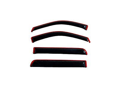 Auto Vent Shade Inchannel Ventvisor Side Window Deflector 4pc Set For 2004-2008 Ford F150