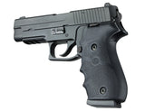 Hogue Sig Sauer P220 American Rubber W Finger Grooves Black