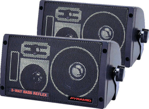 Box Speaker Pyramid 3-way 100 Watt Bass Reflex