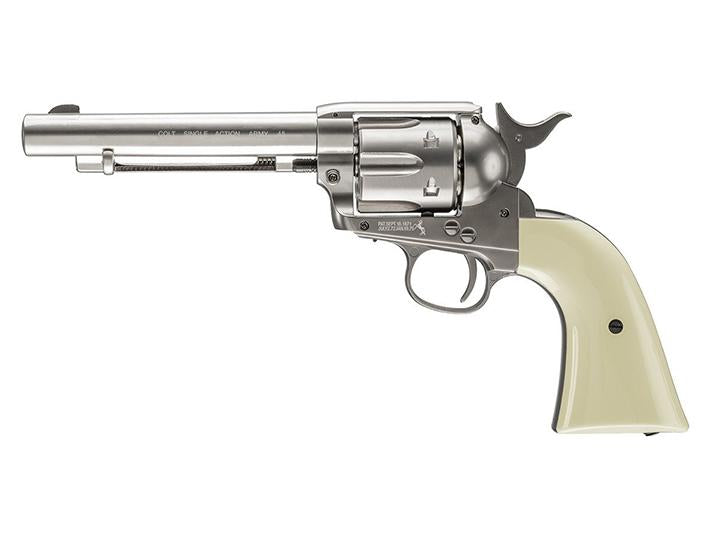 Umarex Colt Peacemaker (single Action Army .45 Cal.) Bb Co2 Pistol - Nickel Finish