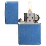 Zippo Windproof Lighter Cerulean (translucent Coating)