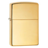 Zippo Windproof Lighter High Polish Brass W-o Solid Brass Engravedhigh Polish Brass