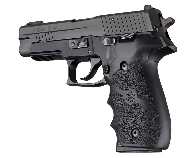 Hogue Sig Sauer P226 Rubber W Finger Grooves Black