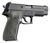 Hogue Sig Sauer P226 Da Sa Piranha G10 G-mascus Green Lava