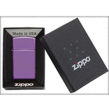 Zippo Windproof Lighter Abyss Finish Slim Case