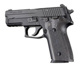 Hogue Sig Sauer P228 P229 Da Sa Checkered G10 Gmascus Blackgrey