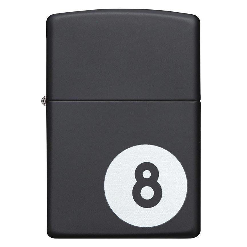 Zippo Windproof Lighter Billiards 8-ball Black Matte