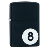 Zippo Windproof Lighter Billiards 8-ball Black Matte