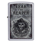 Zippo Windproof Lighter Sons Of Anarchy Satin Chrome Finish