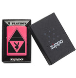 Zippo Windproof Lighter Playboy Logo Neon Pink Finish