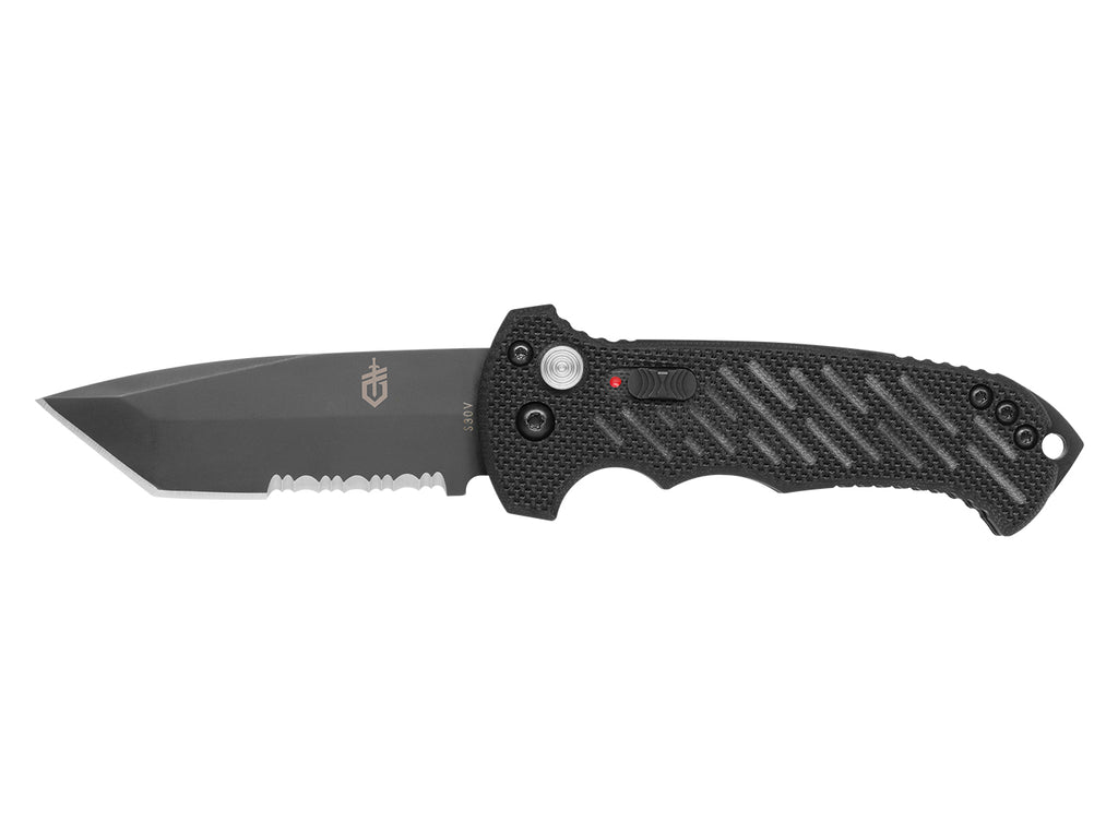 Gerber Gerber 06 Auto  Tanto G10 Handles Serrated