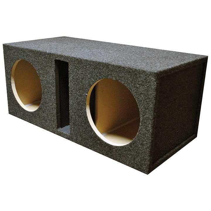 Empty Woofer Enclosure Obcon Dual 10" Slot Vented;mdf