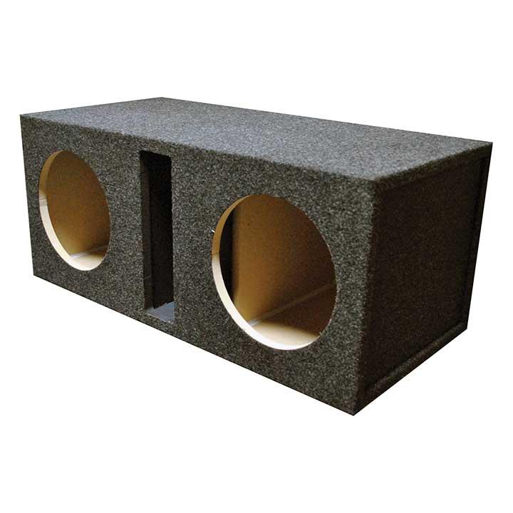 Empty Woofer Enclosure Obcon Dual 12" Slot Vented;mdf