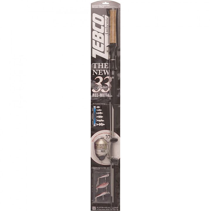 Zebco *zs3876* 33 Platinum 562m Sc Combo W-10#