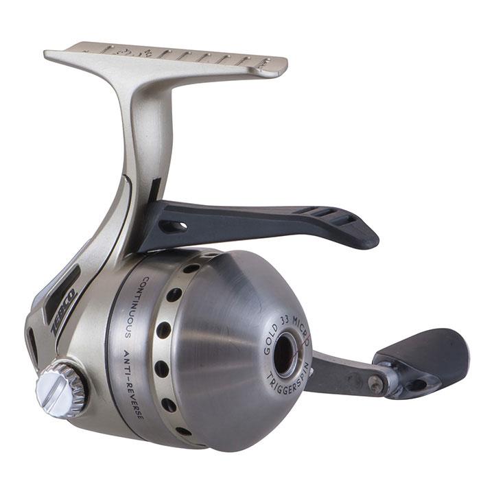 Zebco *zs4063* 33 Micro Gold Triggerspin Reel W-4#