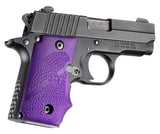 Hogue Sig Sauer P238 Rubber Gripfinger Grooves Purple