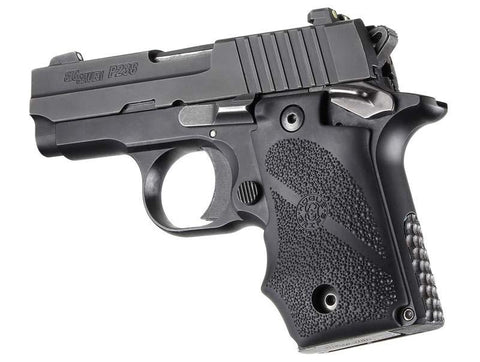 Hogue Sig Sauer P238 Ambi Safety Rubber Gripfinger Grooves