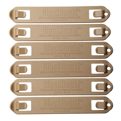 Blackhawk! Speed Clips (6-pack #7) Coyote Tan