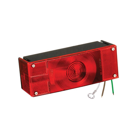 Wesbar Low Profile Trailer Tail Light - Submersible - 8 Function - Incandescent - Driver Side