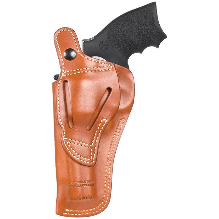 Blackhawk Leather Multi-position Holster Brown Right Hand Sz 02 S&w K-l Frame 4" Ruger Gp-100 Colt