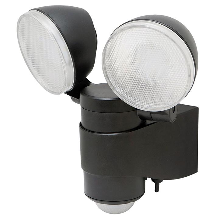 Maxsa Battery-powered Motion-activated Dual Head Led Security Spotlight