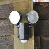 Maxsa Battery-powered Motion-activated Dual Head Led Security Spotlight