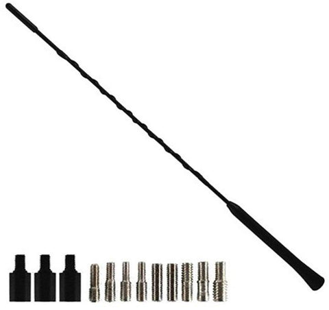 Metra - 16" Black Fiberglass Oem Replacement Antenna Mast