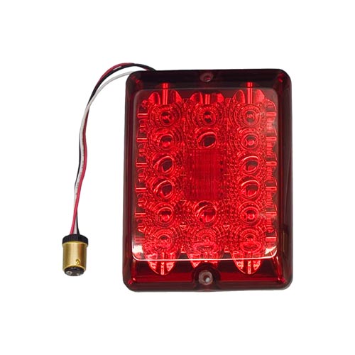 Bargman Led 84 Series Stop Tail Turn Light Lens Upgrade Module Red Connector  Lens Screws